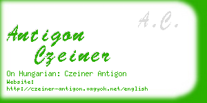 antigon czeiner business card